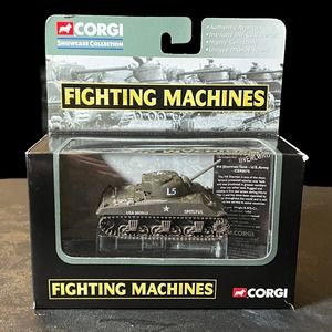 Corgi Fighting Machines Die Cast M4 Sherman Tank CS90075